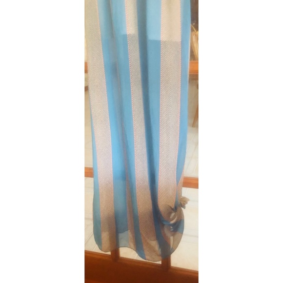 Blue polyester, Printed Maxi Dress - Picture 5 of 6